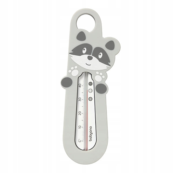 BABYONO BATH THERMOMETER FLOATING RACCOON Batteries included no