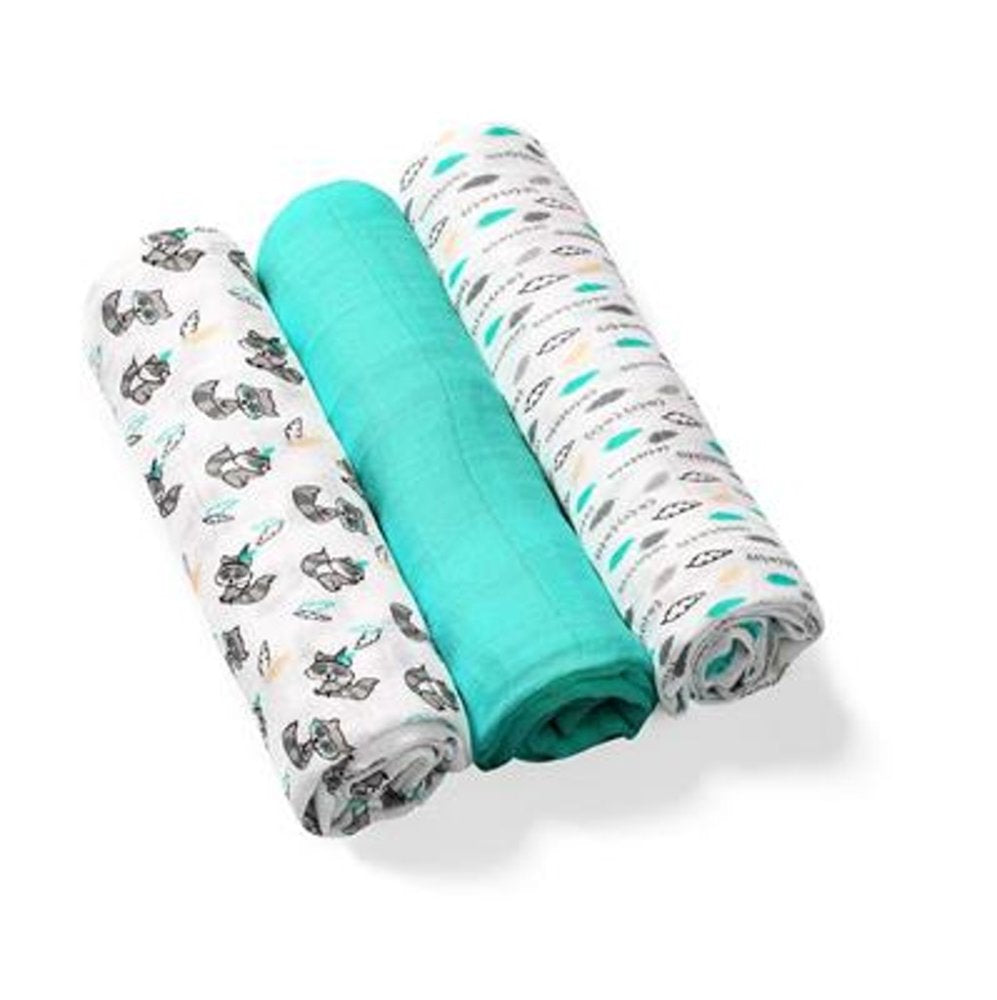 BABYONO DIAPERS BAMBOO DIAPERS EMERALD COLOR 3pcs 70x70 397/06 Manufacturer code 397/06