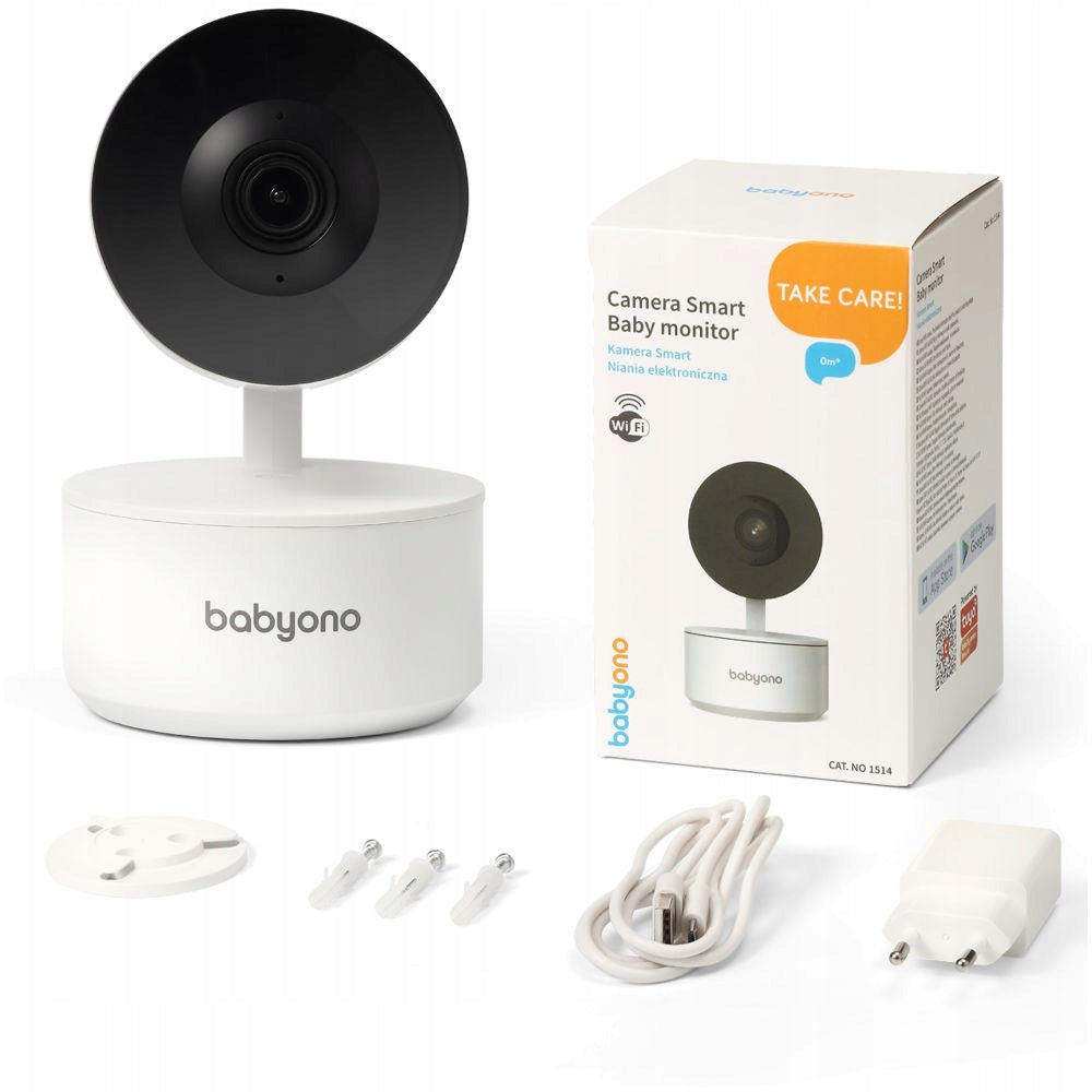 BABYONO NANNY ELECTORAL CAMERA SMART FULL HD WIFI ROTATING NIGHT MODE
