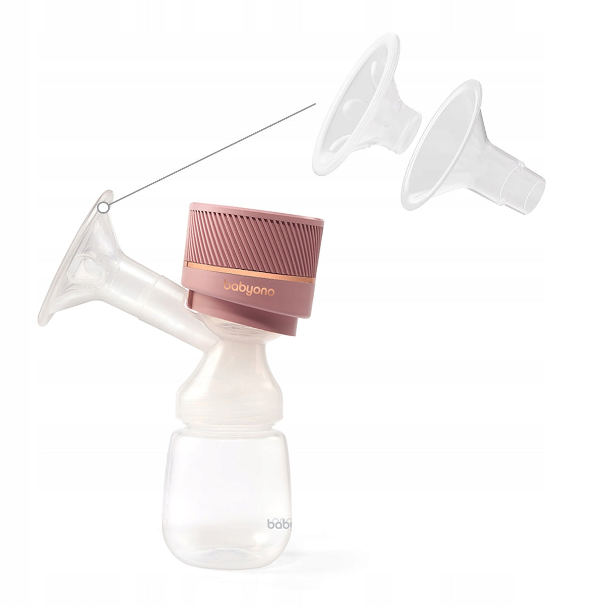 BABYONO PICO KIT III SET OF SPARE PARTS FOR BREAST PUMP FUNNEL 24mm 1485 Medical device no