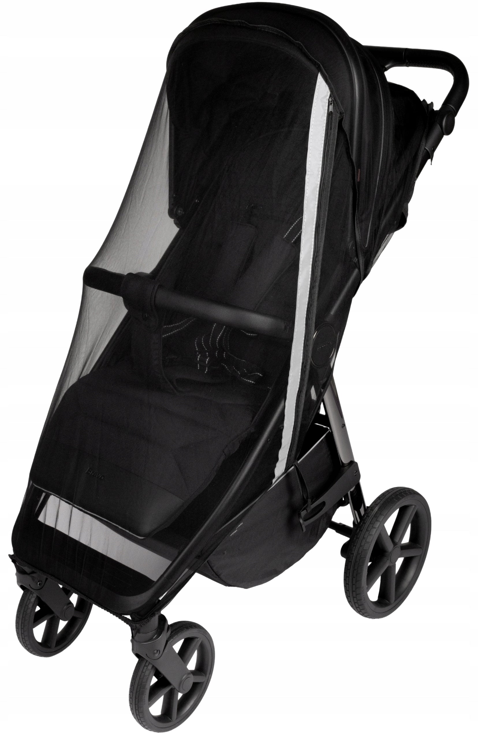 BABYSI MOSQUITO NET DEDICATED TO CARRELLO BRAVO STROLLER WITH REFLECTORS Packaging status original