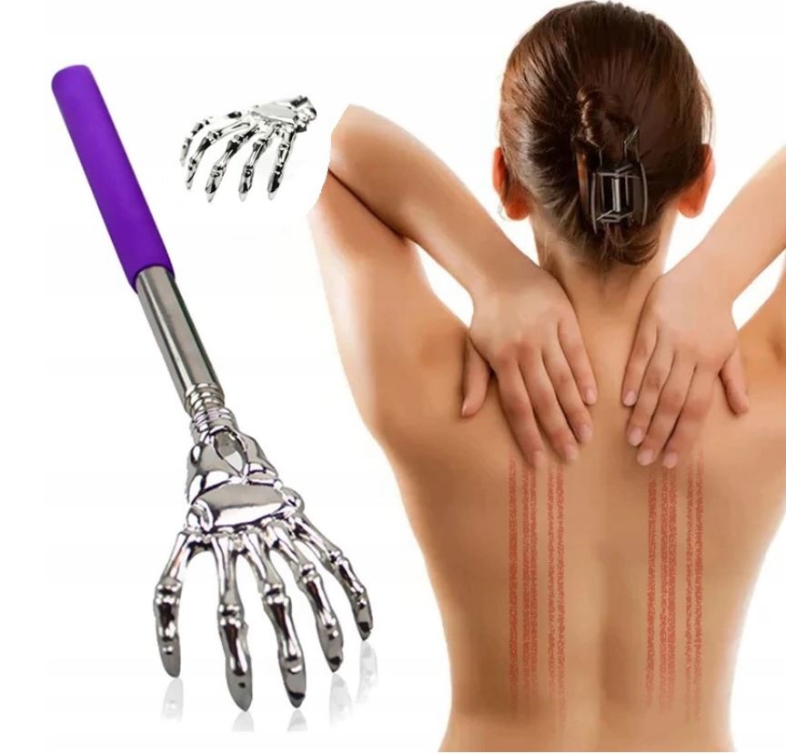 BACK SCRATCHER TELESCOPIC PULL-OUT FOLDING SCRATCHER HANDLE