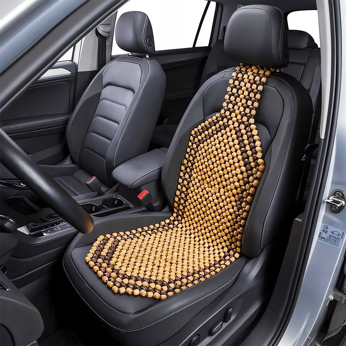 BACK SEAT MAT WOODEN BEADS