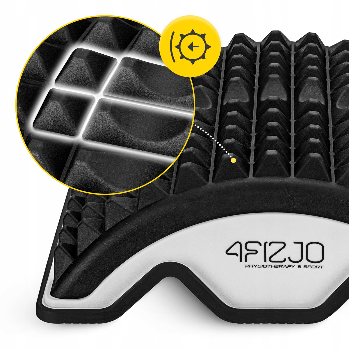 BACK STRETCHING DEVICE SPINE MASSAGER STRETCHER MAT RELAXATION Manufacturer code Przyrząd do rozciągania pleców 4FIZJO