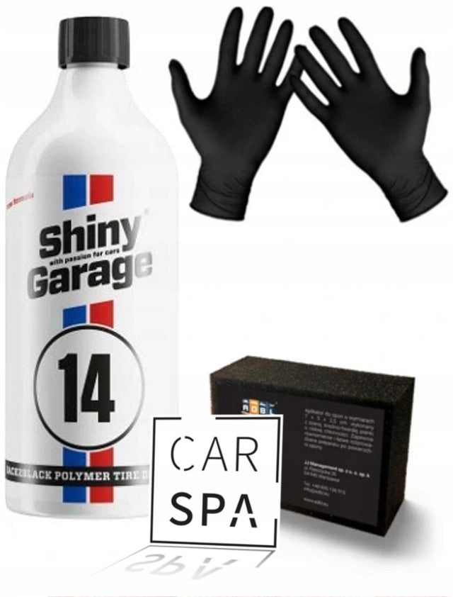 BACK2BLACK POLYMER TIRE DRESSING 1L ADVANCED DRESSING FOR Manufacturer Shiny Garage