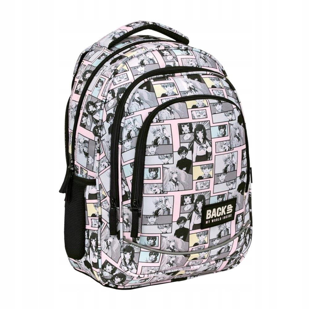 BACKPACK 3-CHAMBER BACKUP COMIC MANGA PASTEL PLB6X02
