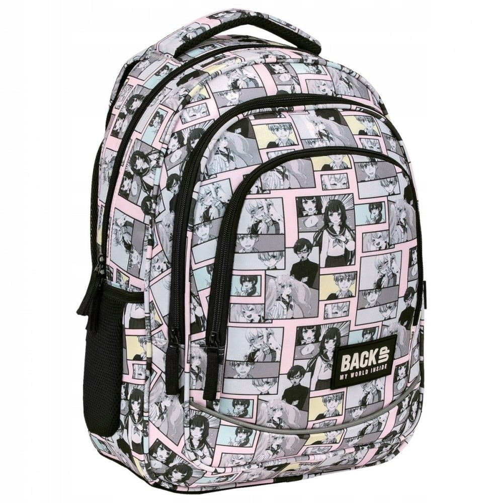 BACKPACK 3-CHAMBER BACKUP COMIC MANGA PASTEL PLB6X02