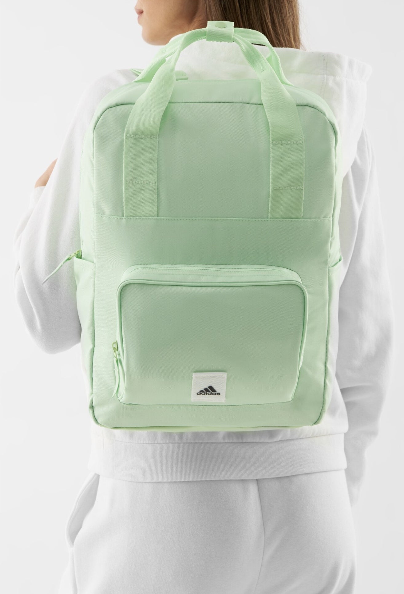 BACKPACK ADIDAS PRIME GREEN LARGE WOMEN'S MINT SPORTS SCHOOL ZIPPER