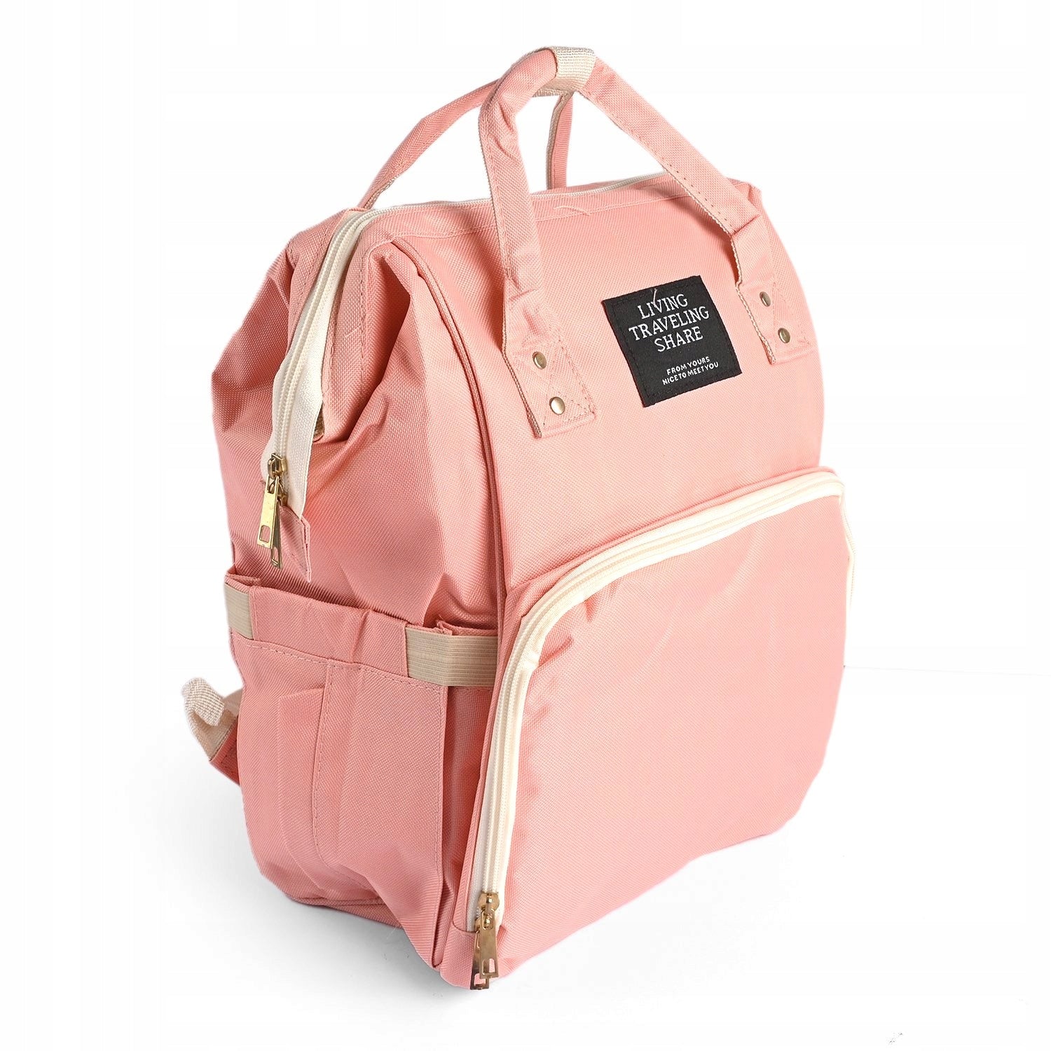 BACKPACK BAG ORGANIZER FOR STROLLER MOMMY BAG FOR STROLLER PINK EAN (GTIN) 5905930821365