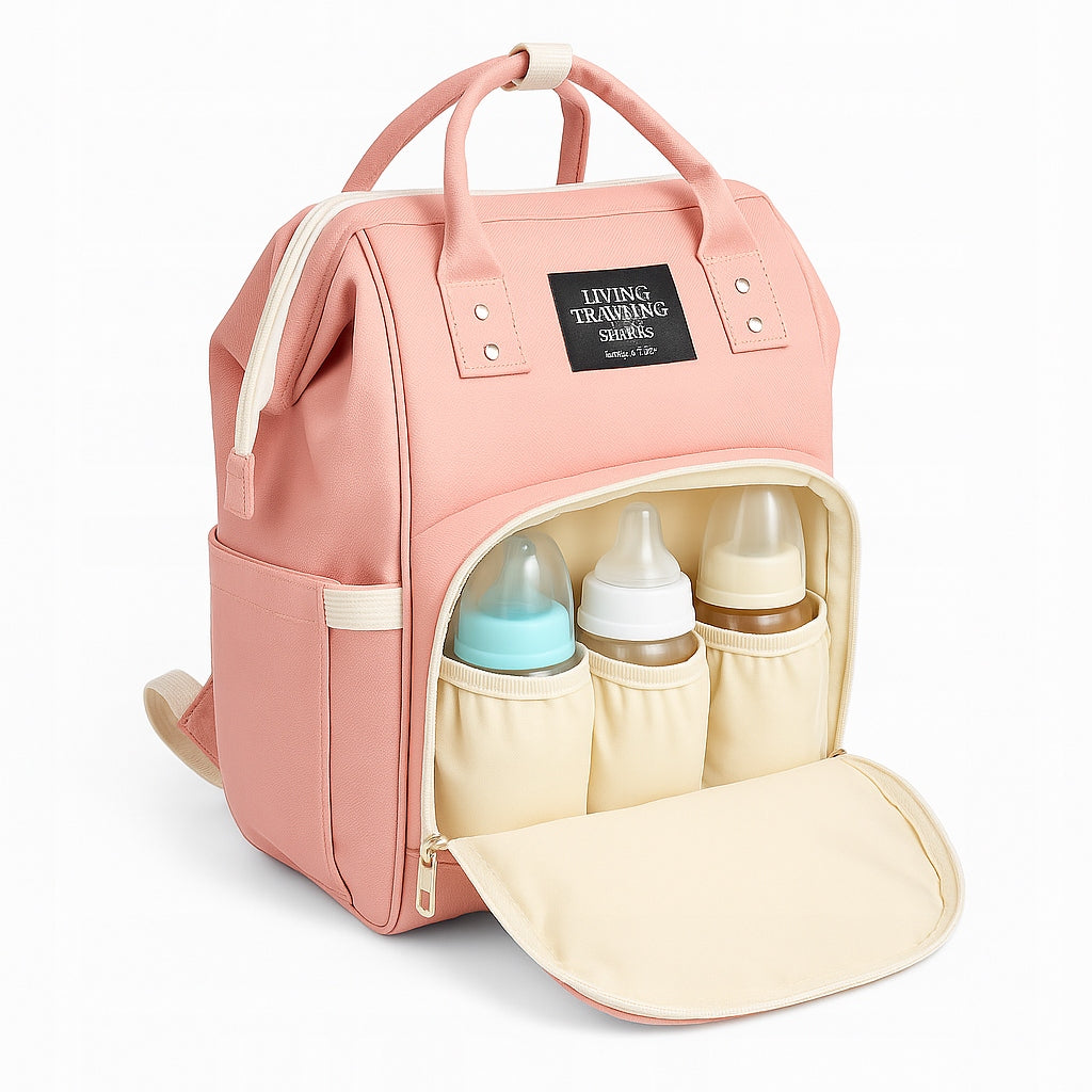 BACKPACK BAG ORGANIZER FOR STROLLER MOMMY BAG FOR STROLLER PINK Manufacturer code MommyBag1
