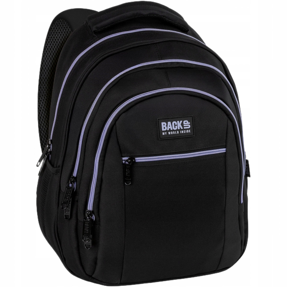 BACKPACK BLACK YOUTH SCHOOL BACKUP COLORFUL CASTLES FOR GIRLS Brand Back Up