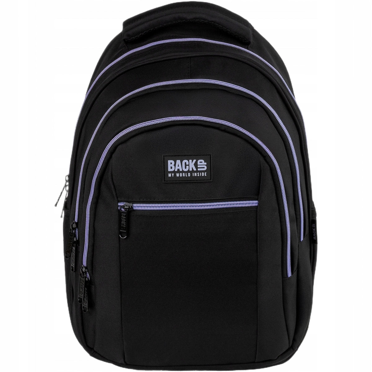 BACKPACK BLACK YOUTH SCHOOL BACKUP COLORFUL CASTLES FOR GIRLS Manufacturer code PLB8056F