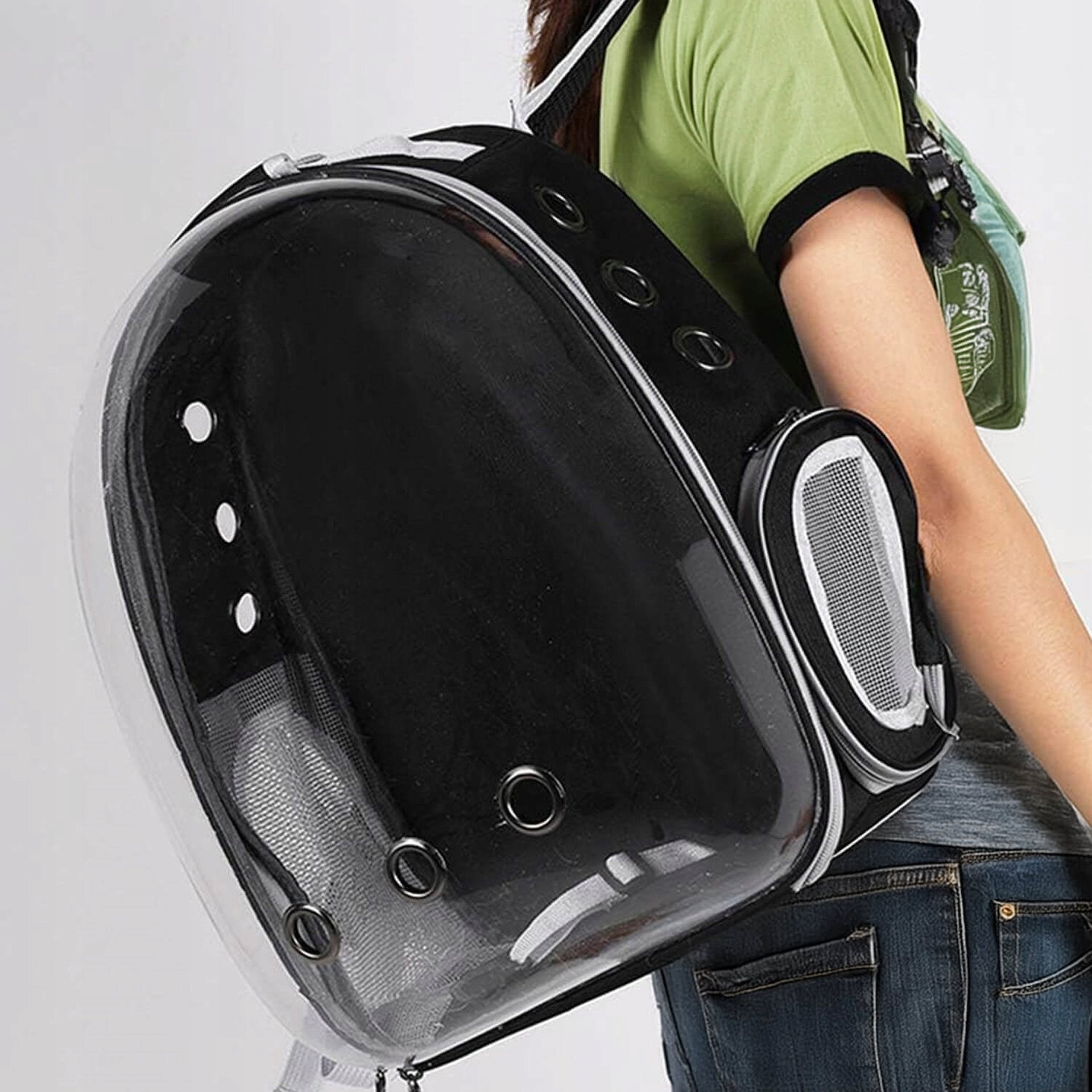 BACKPACK CAT CARRIER DOG ANIMALS BAG WITH VENTILATION HOLES Product depth 22 cm