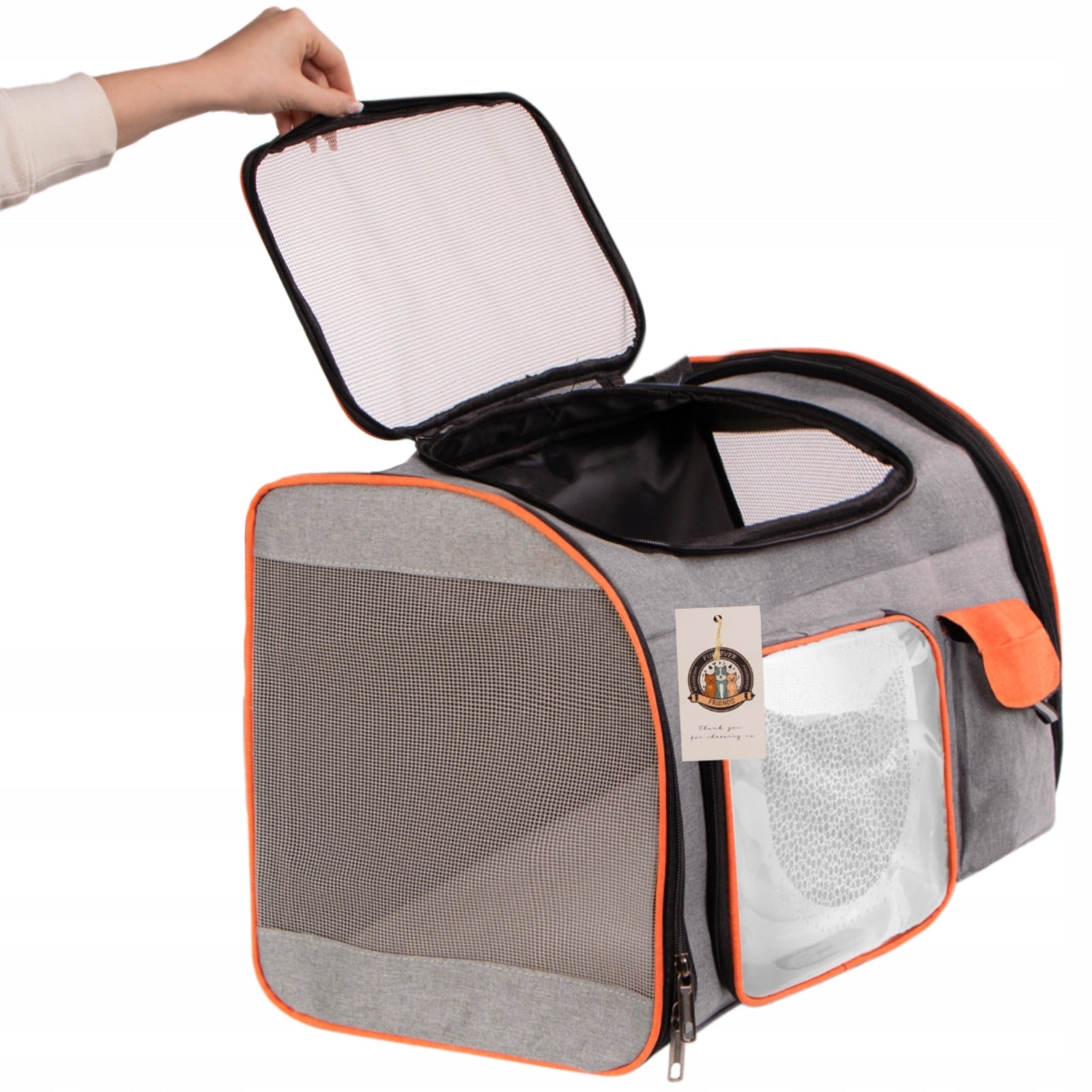 BACKPACK CAT DOG BAG RESISTANT COMFORTABLE STYLISH 2IN1 BREATHABLE LIGHTWEIGHT Brand Furrever Friends