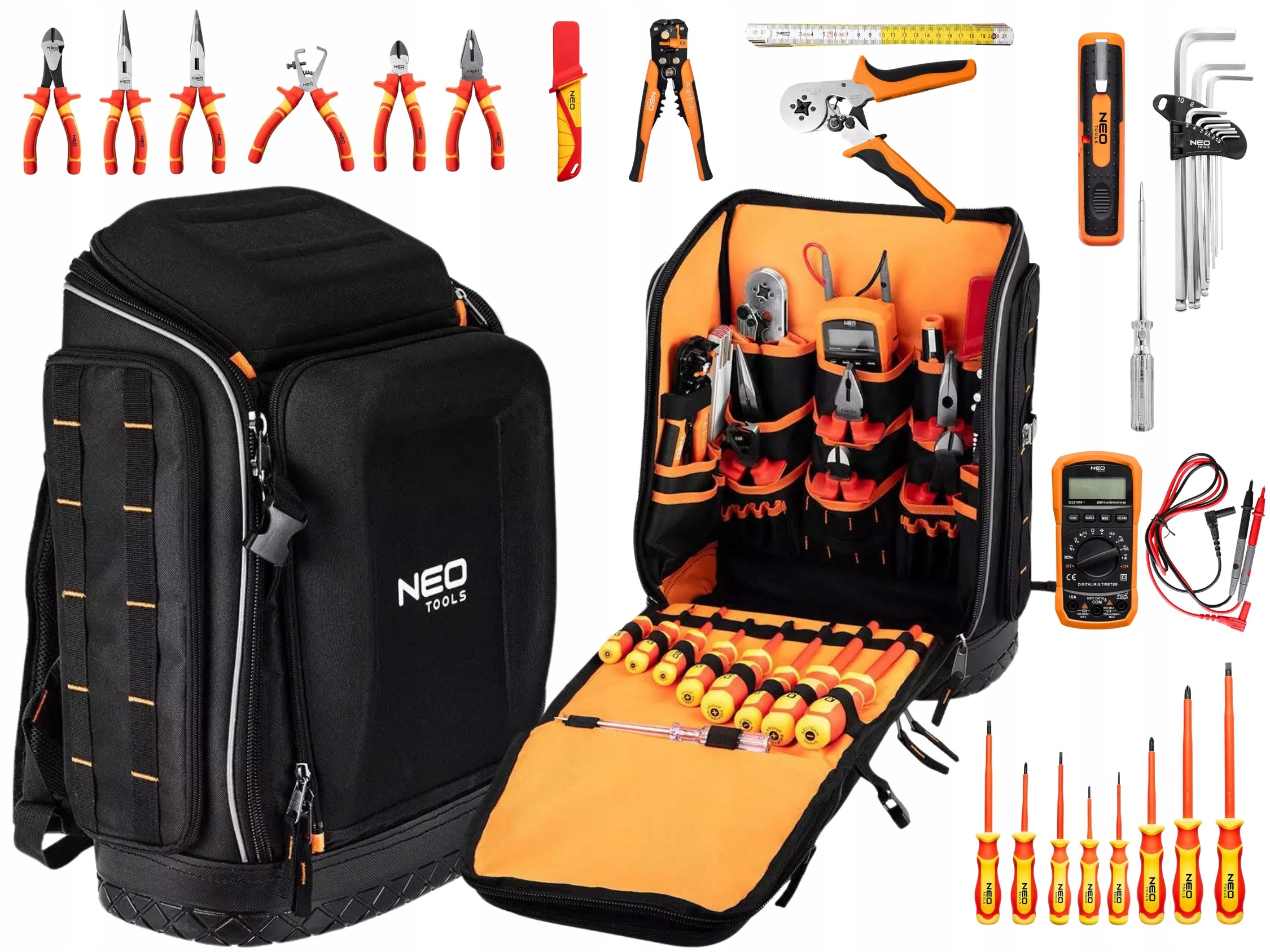 BACKPACK ELECTRICIAN 31 ELEMENTS PROFESSIONAL 01-313 NEO TOOLS