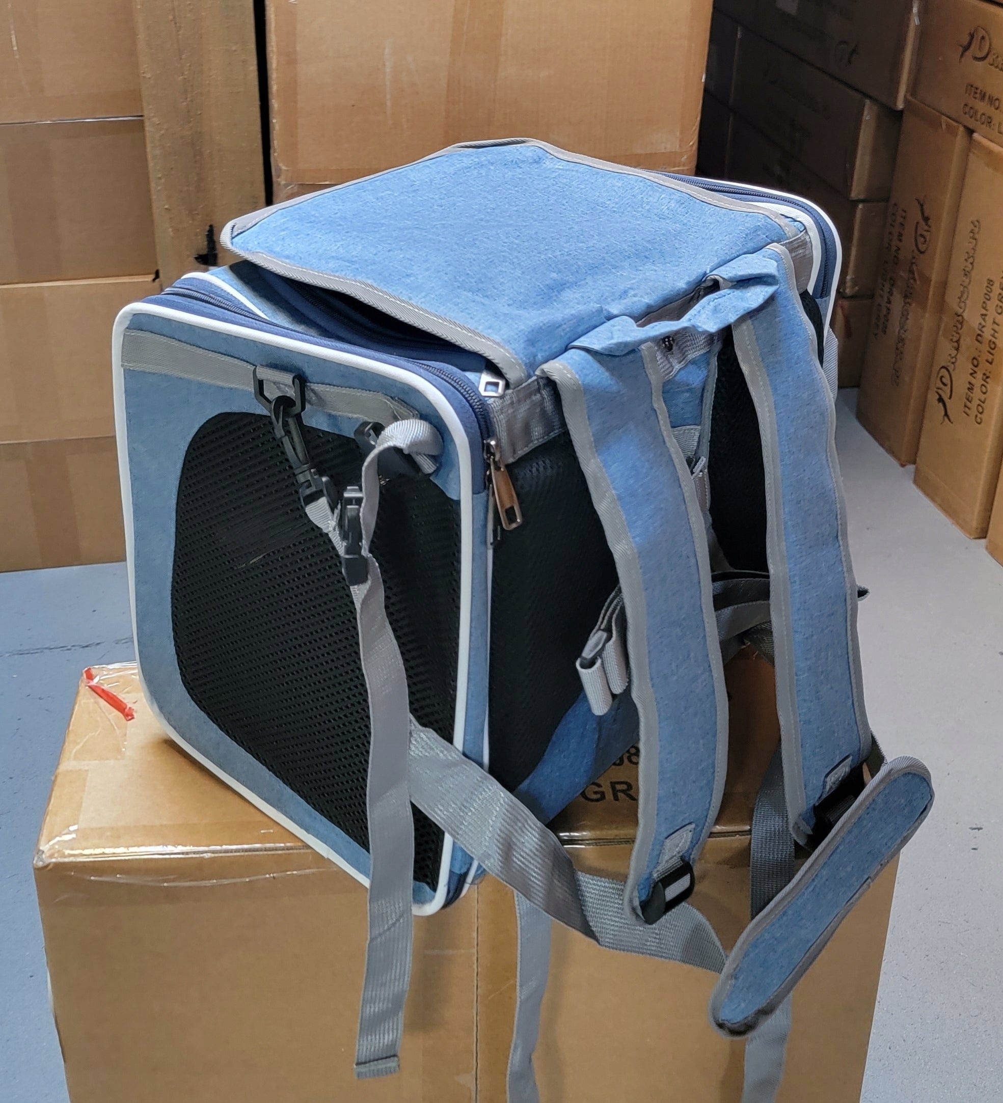 BACKPACK FOR BIKE TRANSPORTER DOG CAT BAG Product height 34 cm