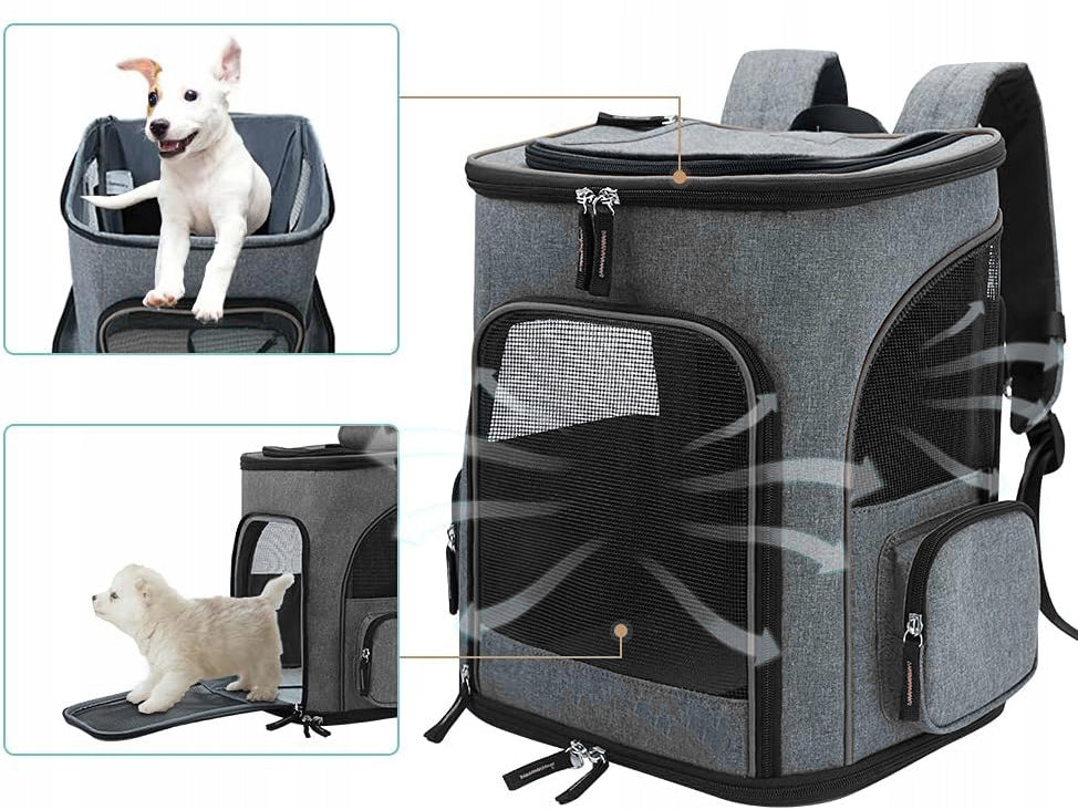 BACKPACK FOR CAT DOG TRANSPORTER FOLDING kr Brand ZooLandia