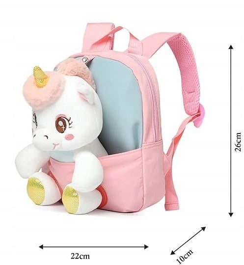 BACKPACK FOR GIRLS PRESCHOOLER PLUSH TOY UNIROZEC Packaging status original