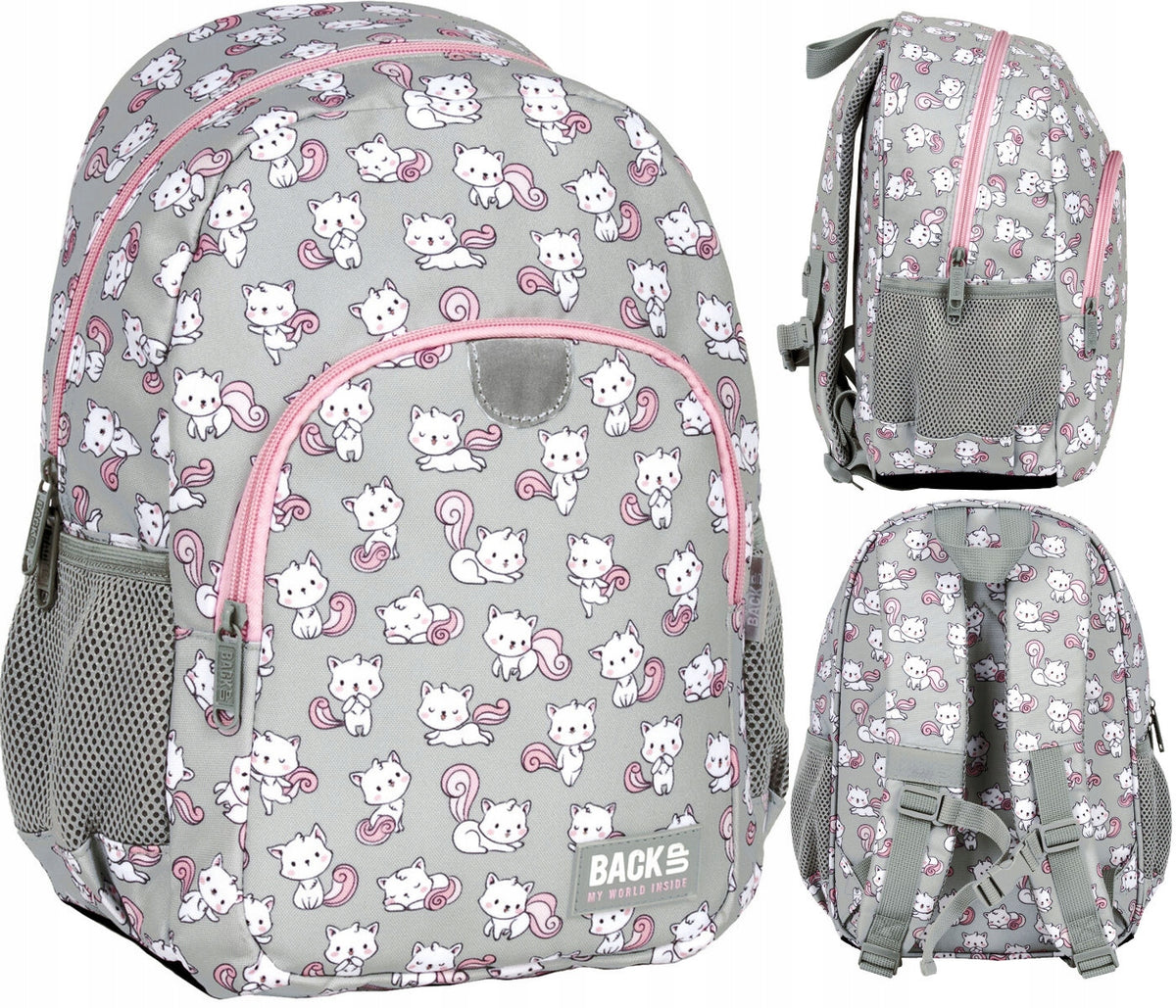 BACKPACK KINDERGARTEN TRIPS CHEERFUL CATS BACKUP 16L T26