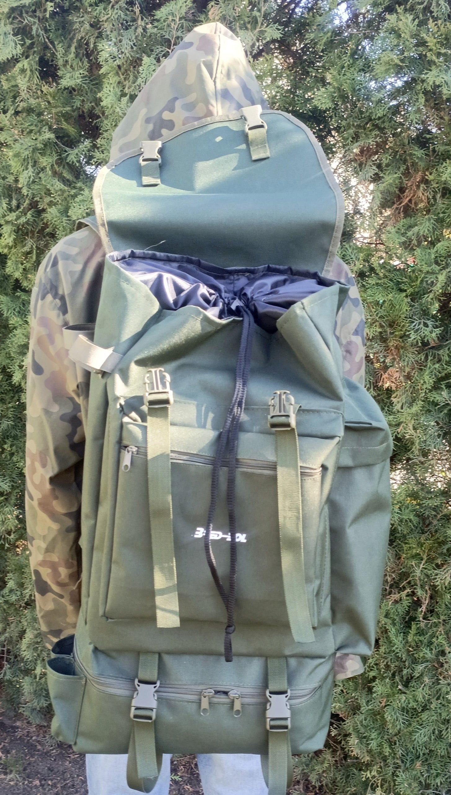 BACKPACK LARGE FISHING .TOURIST ,MOUNTAIN,PRODUCT MADE IN POLAND Brand no brand