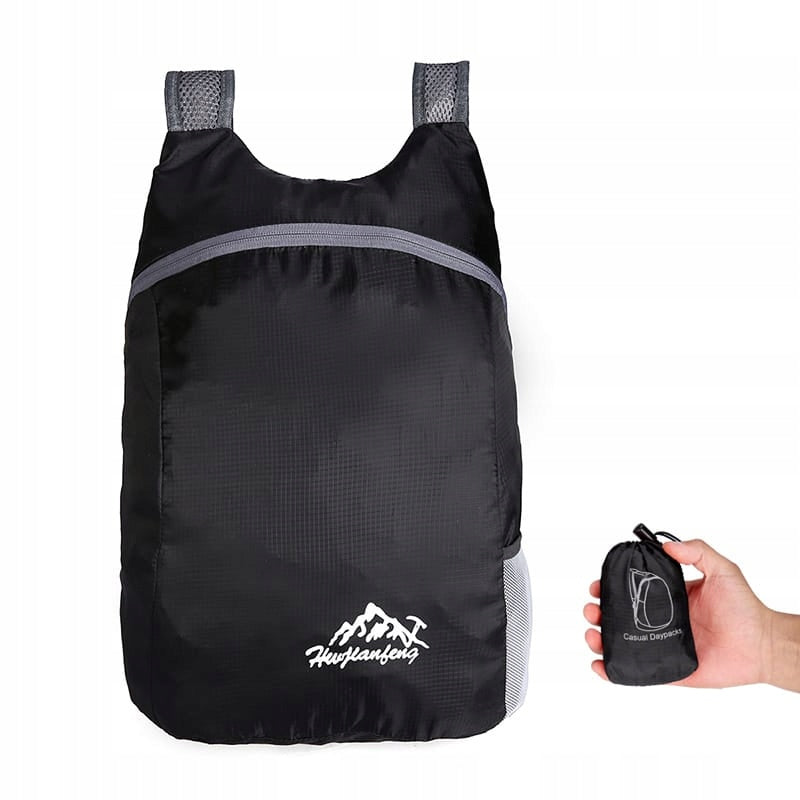 BACKPACK ORTALION TRAVEL LIGHTWEIGHT HANDHELD BLACK FOLDING FOR TRIP