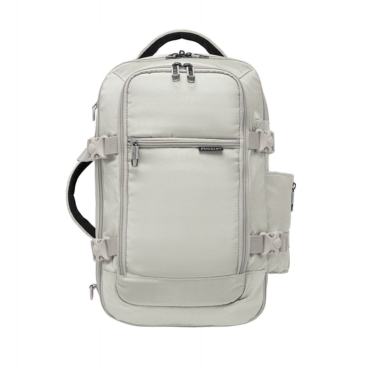 BACKPACK PUCCINI CARRY-ON LUGGAGE 18L PM90171-6A BEIGE Brand PUCCINI