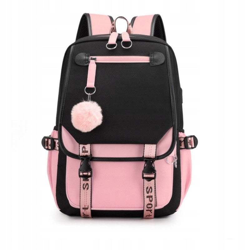 BACKPACK SCHOOL SATCHEL FOR SCHOOL YOUTH SCHOOL USB KEYCHAIN EAN (GTIN) 5903678579746