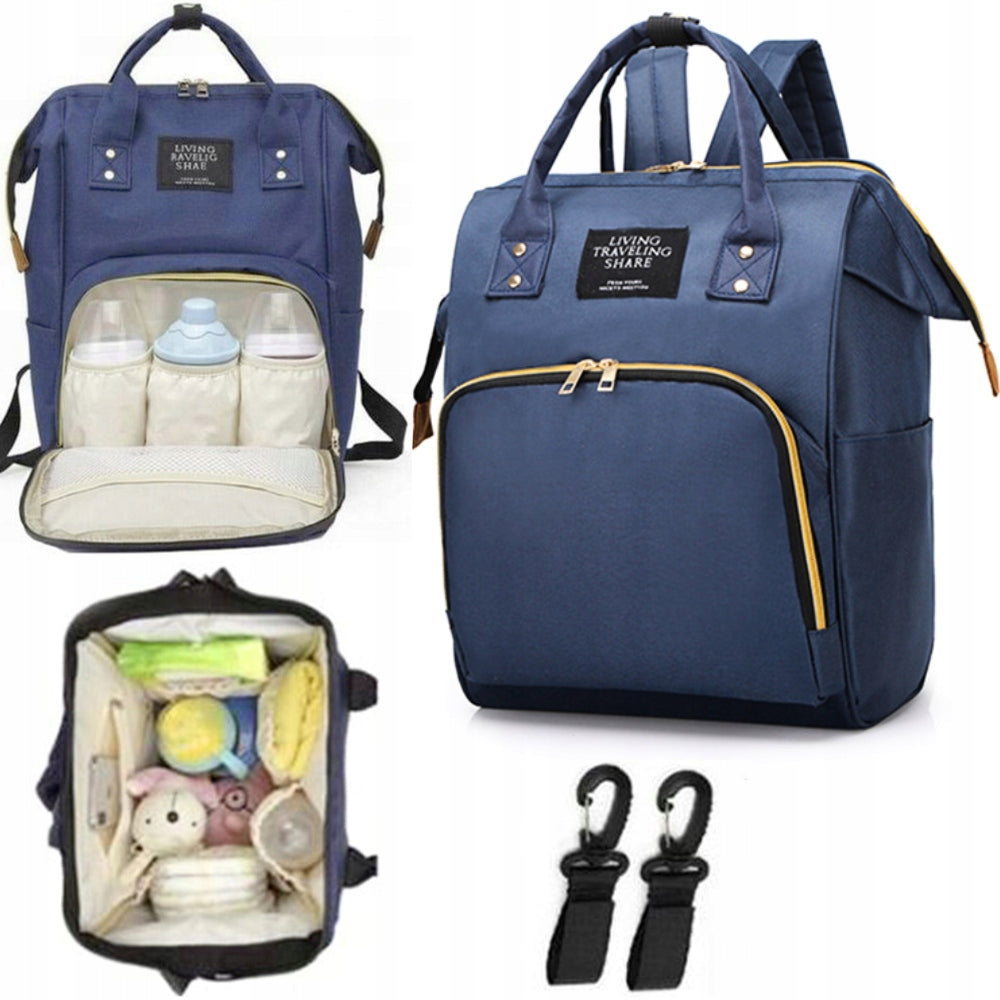 BACKPACK STROLLER BAG ORGANIZER FOR MOM DAD UNIVERSAL ROOMY WALK