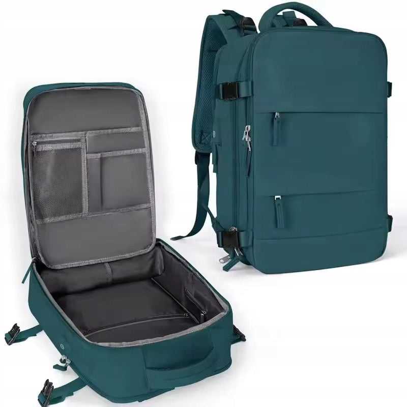 BACKPACK TRAVEL DIMENSION FOR RYANAIR AND WIZZAIR HAND LUGGAGE USB TURQUOISE Brand no brand