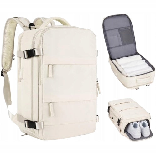 BACKPACK TRAVEL LUGGAGE HANDY FOR TOURIST AIRCRAFT USB RYANAIR WIZZAIR EAN (GTIN) 5907178746035