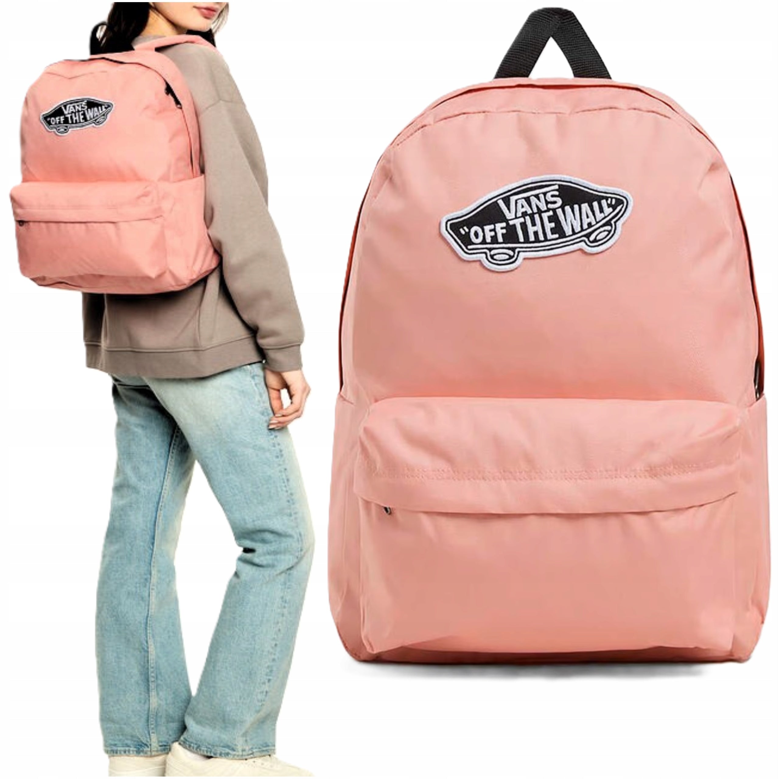 BACKPACK VANS OLD SKOOL 22L SCHOOL women's girls PINK sports classic