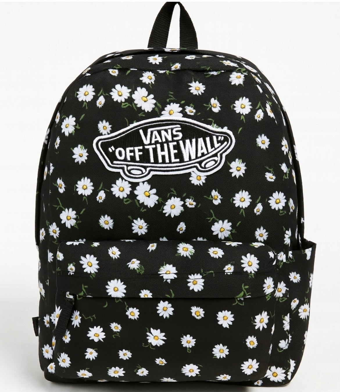 BACKPACK VANS school Old Skool flowers black flowers