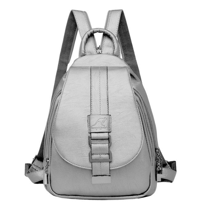 BACKPACK WOMEN'S CITY BACKPACK FOR SCHOOL WORK ECO LEATHER VINTAGE BAG 2IN1 Brand Imiti