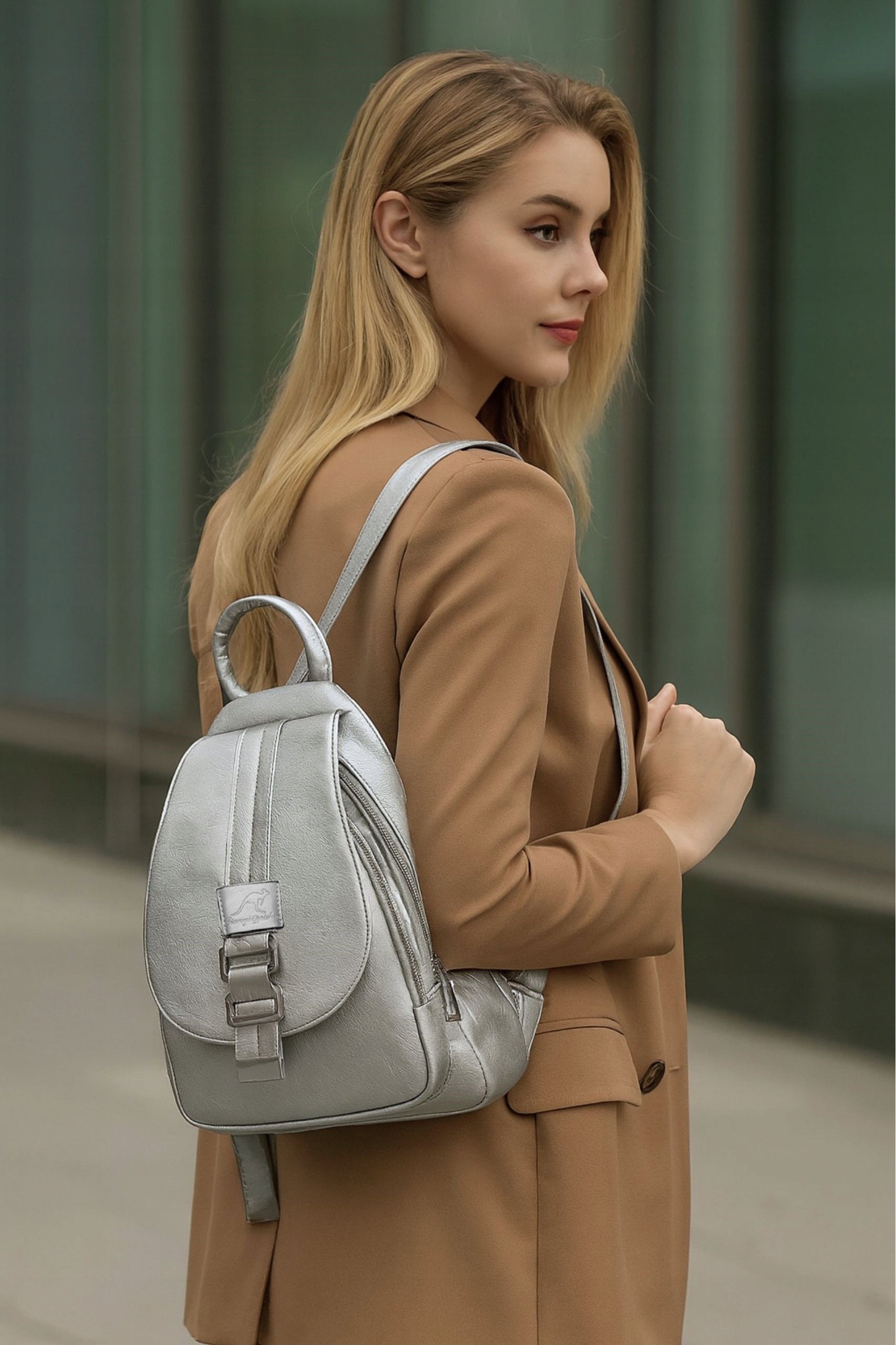 BACKPACK WOMEN'S CITY BACKPACK FOR SCHOOL WORK ECO LEATHER VINTAGE BAG 2IN1 Gender woman