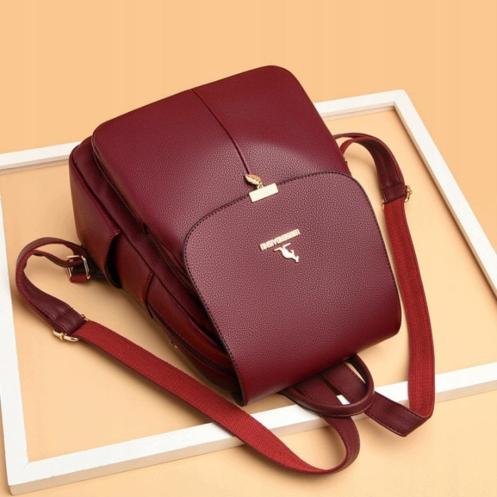 BACKPACK WOMEN'S URBAN FAUX LEATHER BAG FASHIONABLE ROOMY ELEGANT LARGE STYLISH Manufacturer code DAMSKI PLECAK