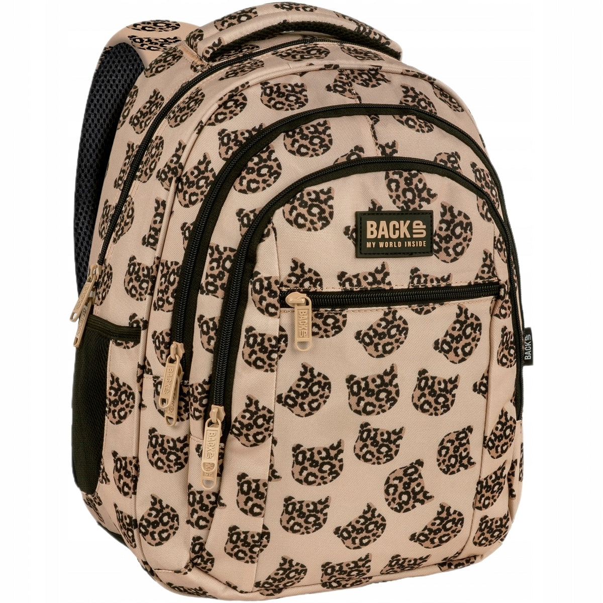 BACKPACK YOUTH SCHOOL BACKUP WILD KITTY FOR GIRL DERFORM Manufacturer code 5906601710971