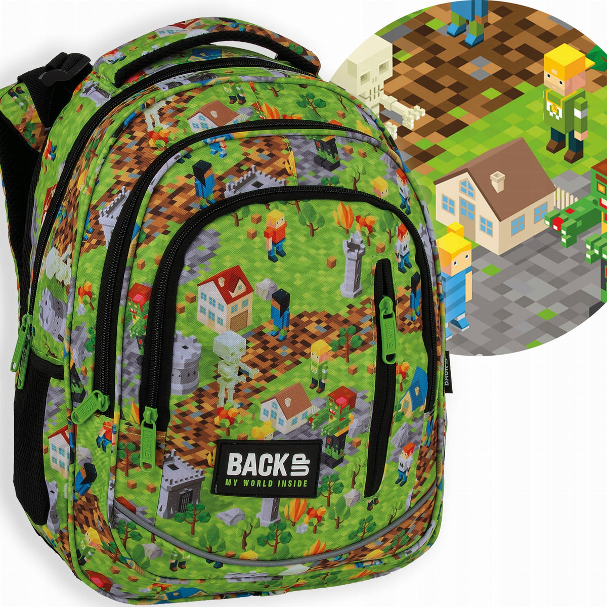 BACKUP GAME School Backpack with Adjustment System