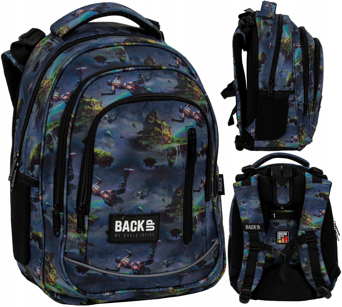BACKUP R40 SCHOOL BACKPACK FOR FAN GAME HARNESS ADJUSTMENT FOR CLASS 1 - 3
