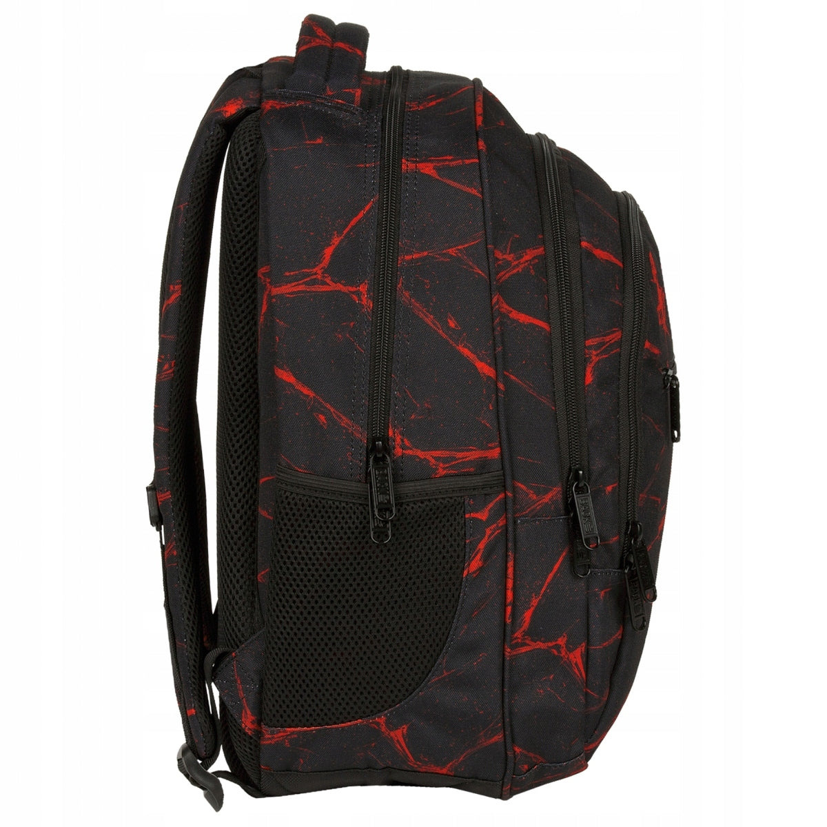BACKUP SPACIOUS SCHOOL BACKPACK YOUTH 3 compartment FOR BOY LAVA BLACK Type multi compartment