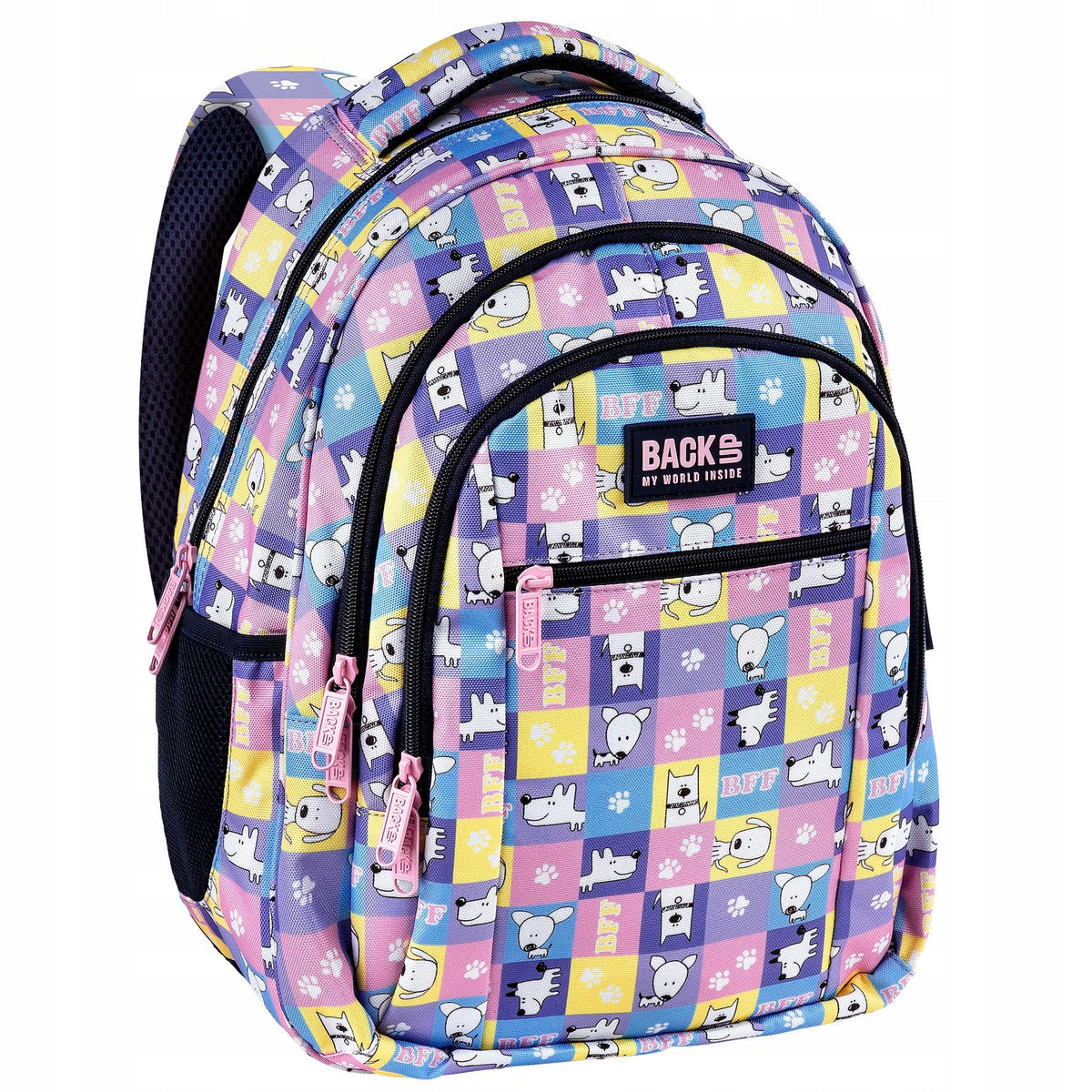 BACKUP YOUTH SCHOOL BACKPACK FOR GIRLS PASTEL PENS BFF