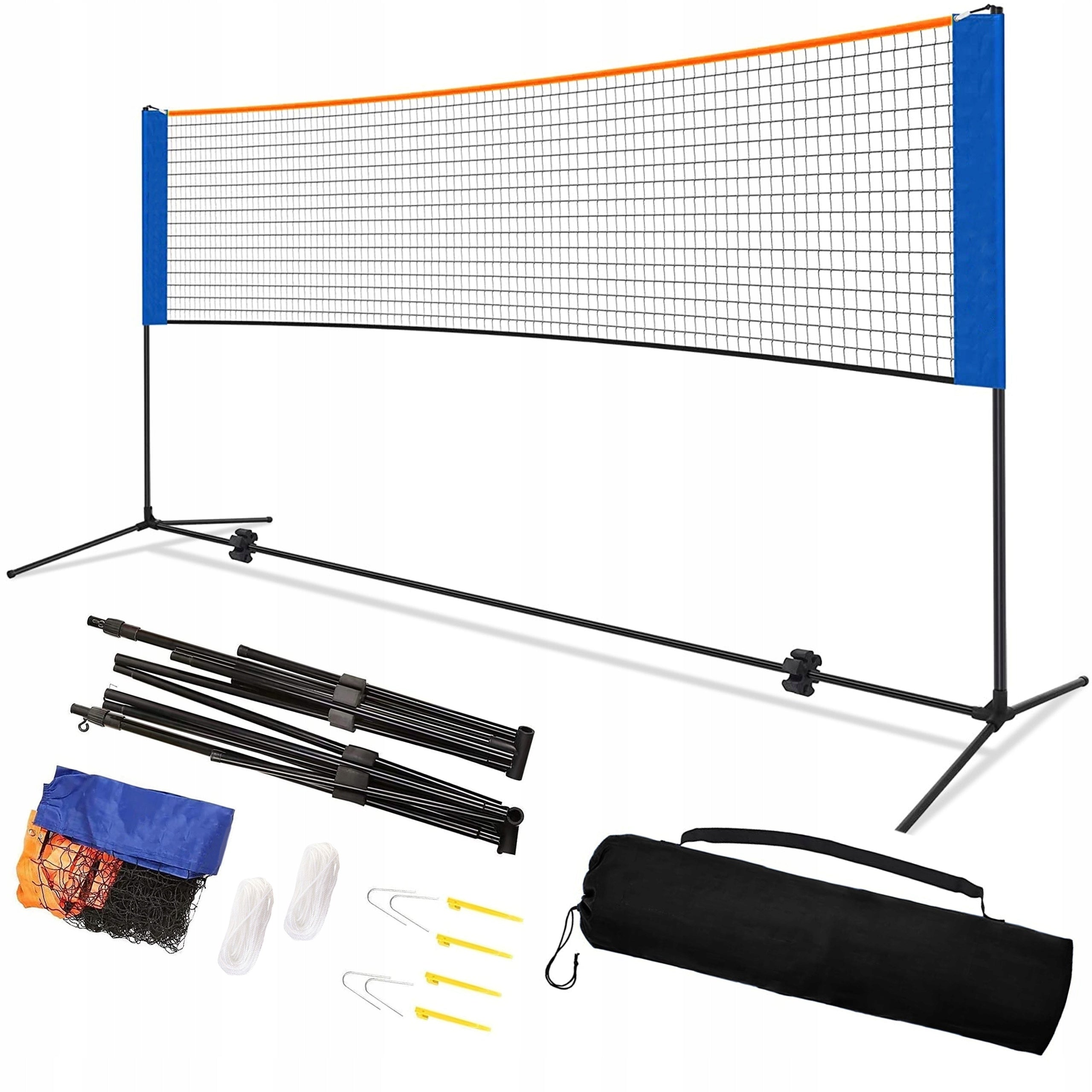 BADMINTON NET VOLLEYBALL TENNIS GAME PORTABLE ADJUSTABLE FRAME 3 m Model Rocket