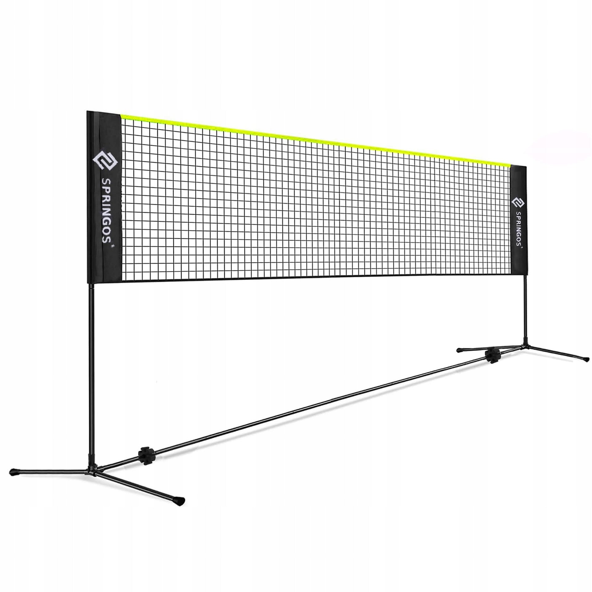 BADMINTON PALLET NET + FOLDING FRAME 400x75cm + COVER Kind mesh pole cover