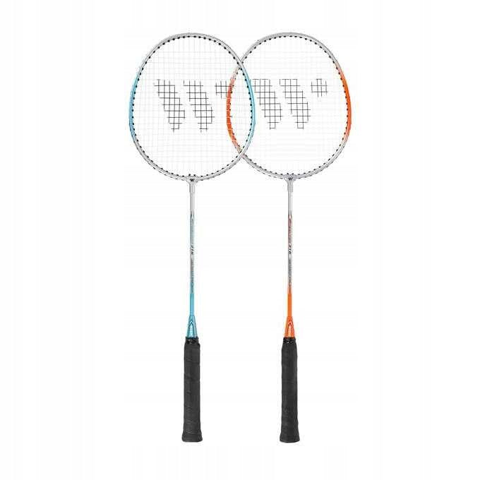 BADMINTON SET 2 RACKETS + 3 BADMINTON SHUTTLECOCKS WISH 216K Packaging status original
