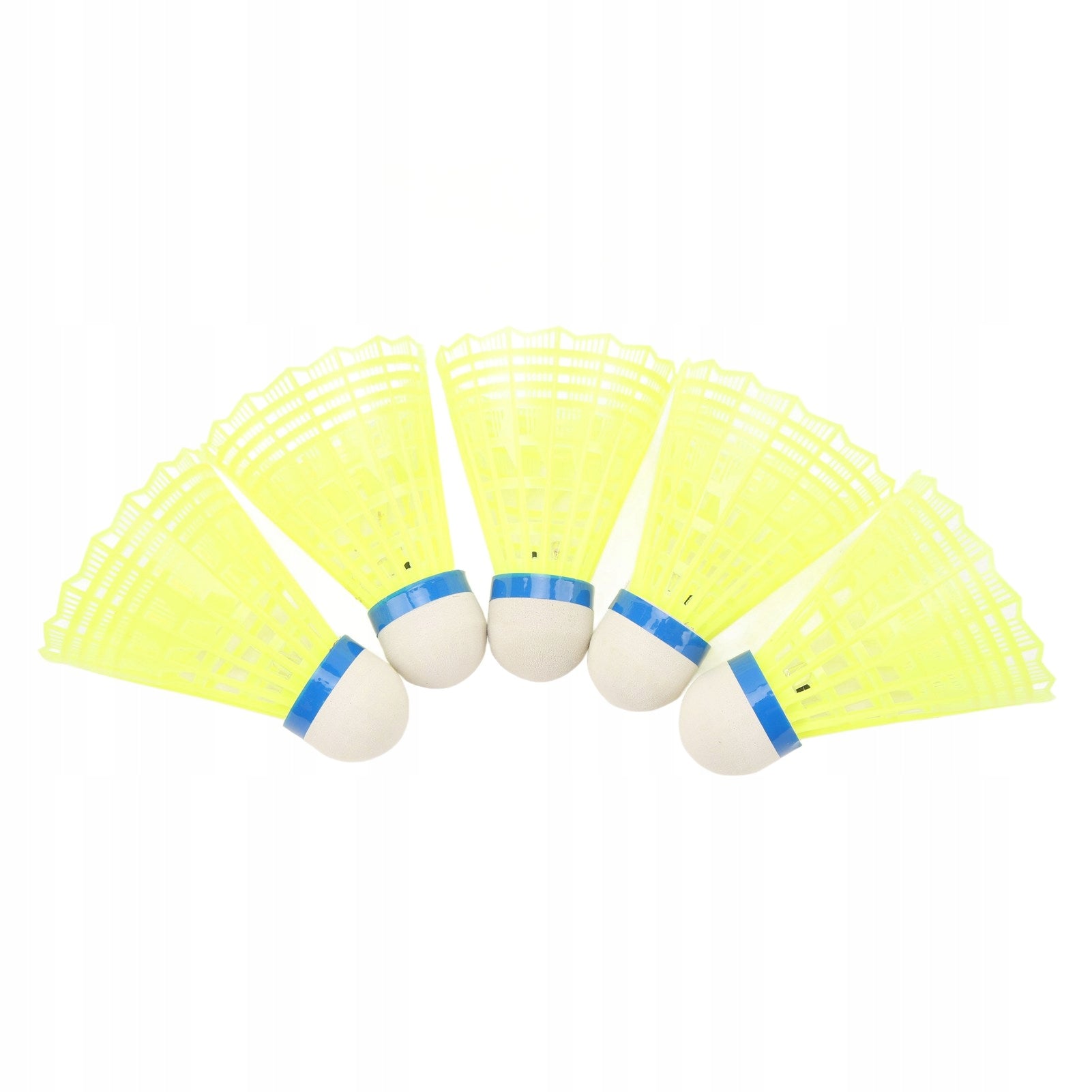 BADMINTON SHUTTLECOCKS NIGHT GLOWING BADMINTON GREEN 5PCS Packaging status original