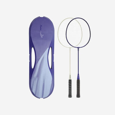 BADMINTON set for playing COMPLETE Mesh posts 2 ROCKETS 2 DARTS Manufacturer code 5506528