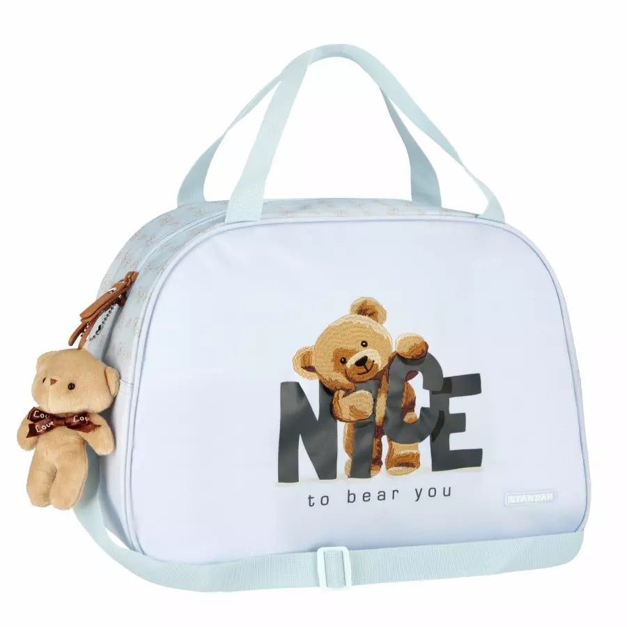 BAG ON FRAME STARPAK MIS STK-65 PB1/12 BLUE Color blue shades of brown and beige