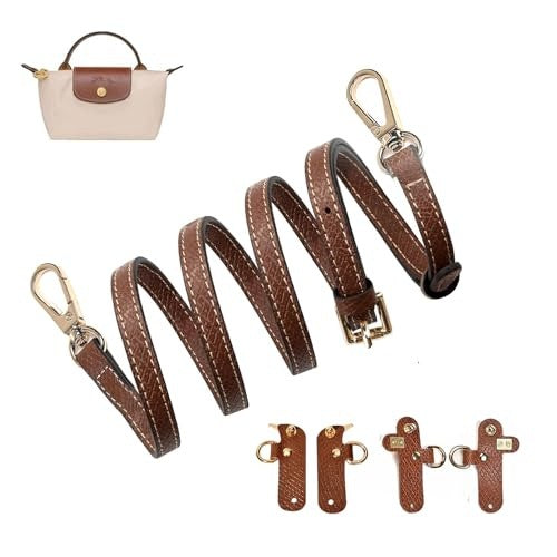 BAG STRAP LONGCHAMP MINI BAG LEATHER ADJUSTABLE WOMEN'S METAL Brand no brand