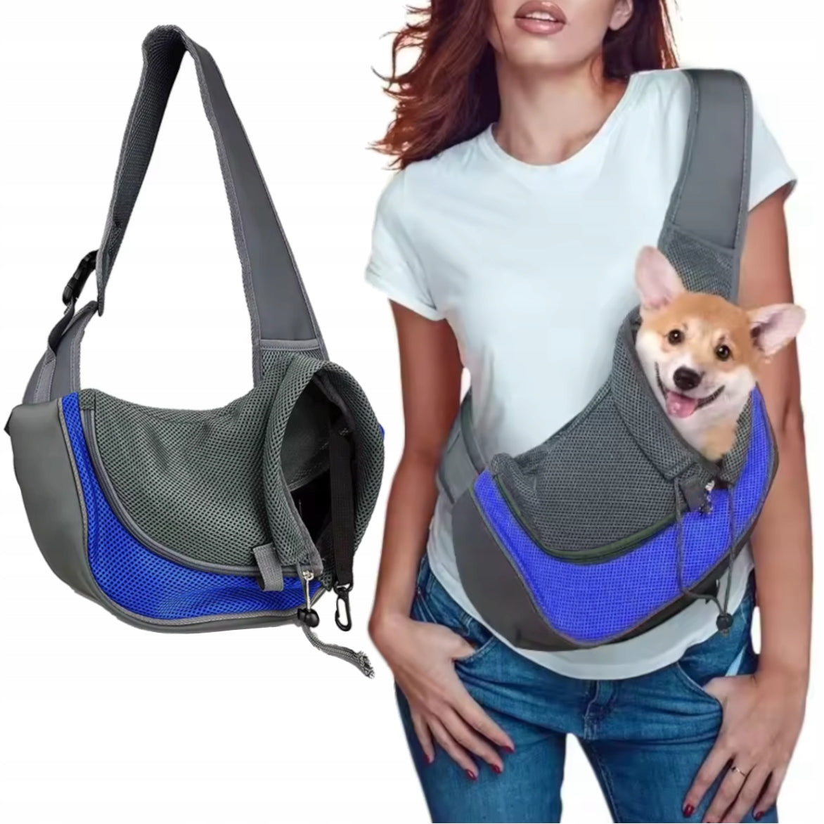BAG TRANSPORTER DOG CARRIER CAT RABBIT SHOULDER ROZ S UP TO 3 KG