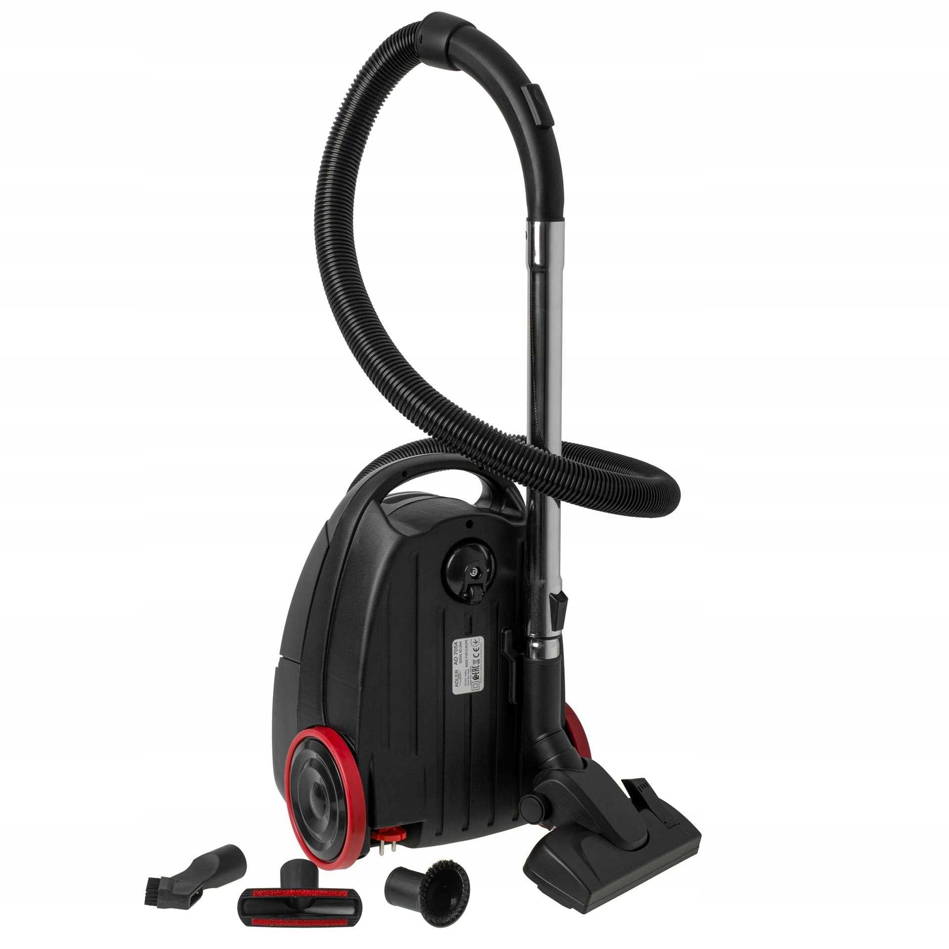 BAGGED VACUUM CLEANER POWERFUL TRADITIONAL 2200W 17 kPa HEPA Lightweight and Quiet 65dB Brand ADLER
