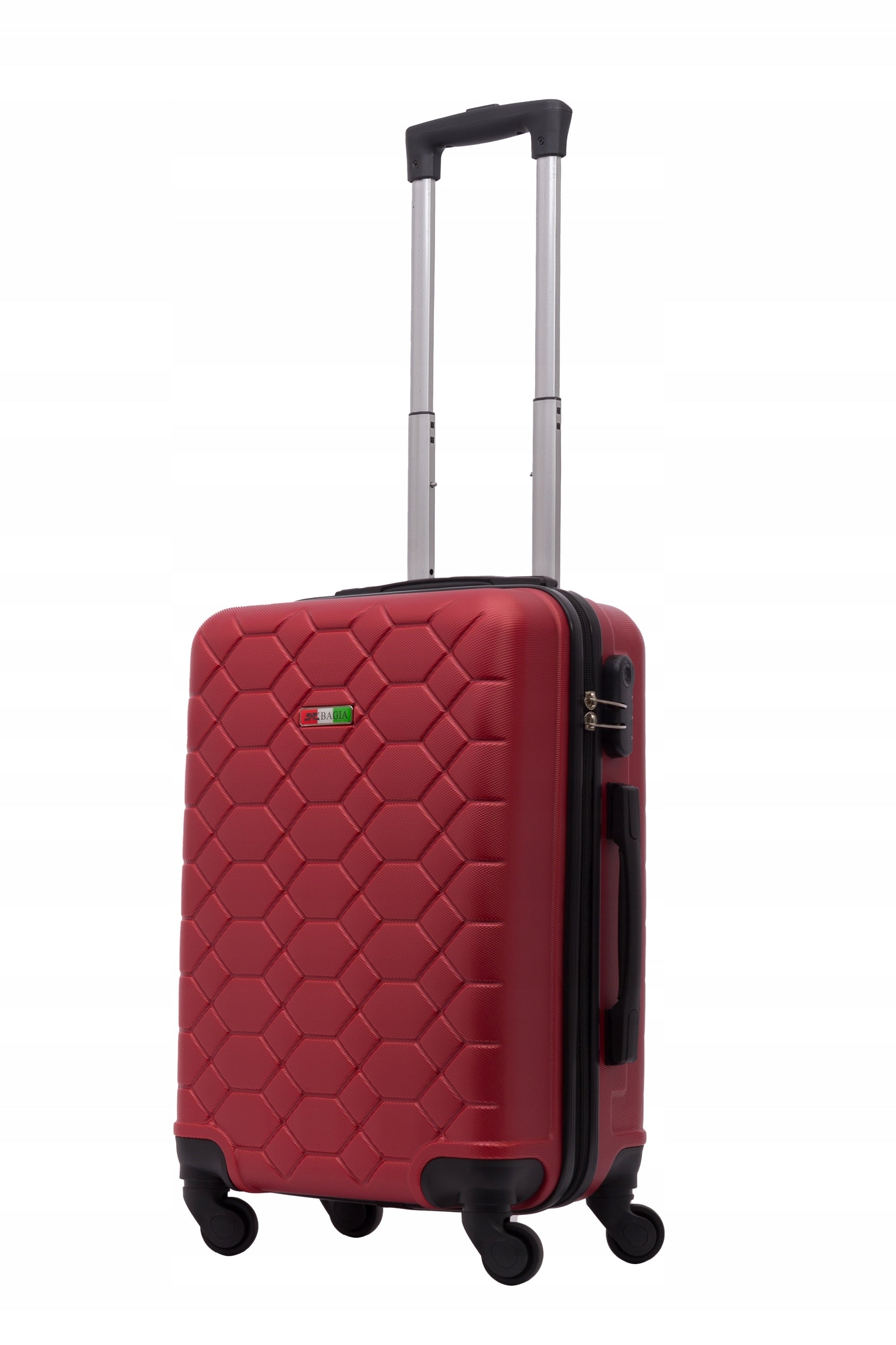 BAGIA AMSTERDAM SET SUITCASE SET 3 PIECES TRAVEL LUGGAGE ABS SUITCASES Depth (shorter edge) 30 cm